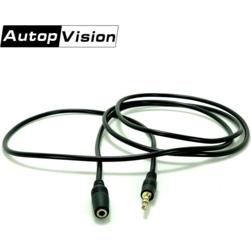 DHL Free 100pcs/lot 3.5mm 3-pole Jack Male to Female Stereo AUX Audio Extension Cable 1.5m Earphone Headphone PC Extension Cable