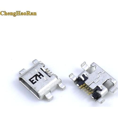 ChengHaoRan 50-200PCS Micro USB Jack For Huawei Honor 8 lite 6Plus 5C 6A 6X Nova lite P10 lite Charging port Charge Connector