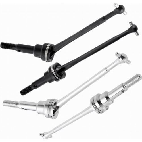 For WLtoys 12428 12423 1/12 RC Car Crawler Short Course Truck Upgrade Parts 2Pcs Metal Front Drive Shaft CVD 0090