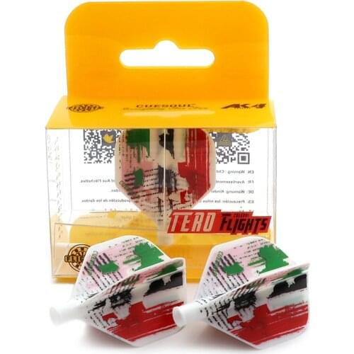 CUESOUL AK4 Dart Flights Standard Shape-Italian Flag Design