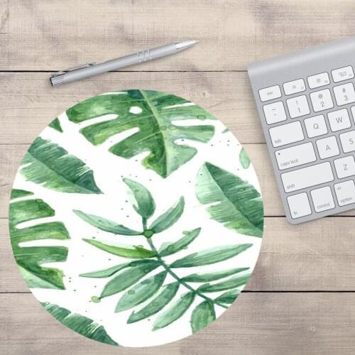 MEGBEST Hot Sale Anti-Slip PC Cactus Gamer Speed Mouse Accessories Mouse-pad Computer Game Round Mouse Pad 20x20CM for Child