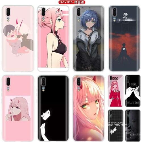 Soft Case for Huawei P40 P30 P20 P10 P9 Lite Pro P Smart Z 2019 p40 Anime Darling