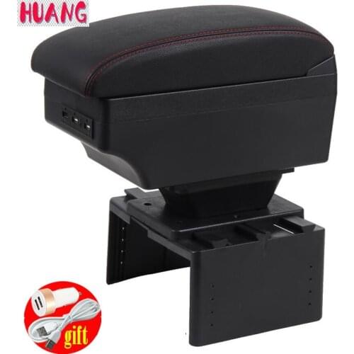 For Toyota Avensis armrest box central store content box USB interface accessories decoration car-styling interior parts