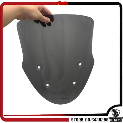 High qulity Motorcycle Windshield Windscreen Accessories For Suzuki DL650 DL 650 Double Bubble Acrylic Smoke Black