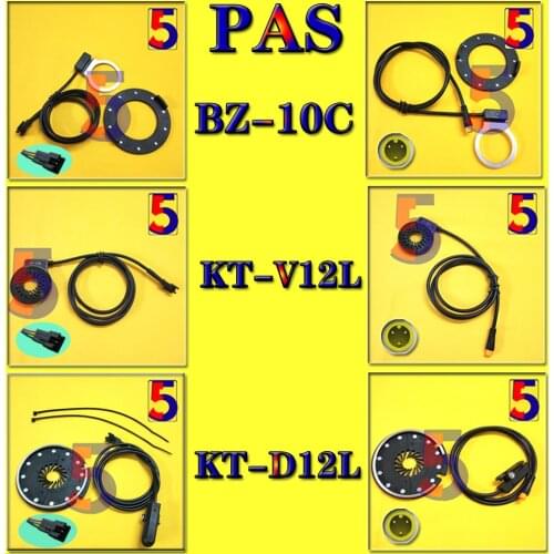 Ebike KT BZ-10C PAS System Pedal Assistant Sensor 10 Magnets with 3pins Julei Waterproof connector or SM-3A plug 80cm length