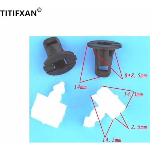 10PCS Car bottom edge skirt clasp clip for Nissan Bluebird third-generation fourth generation Teana plastic fasteners