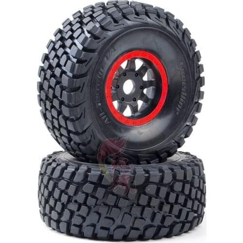 2pcs 1/8 Scale FS Racing Car Tires Wheels Adaptor Spacers A Little Hard Diameter 137mm Fit UDR MOJAVE Desert Short Course Truck