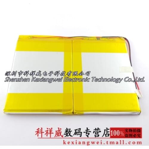 3.7V polymer lithium battery tablet battery width 100MM* long 140MM Rechargeable Li-ion Cell