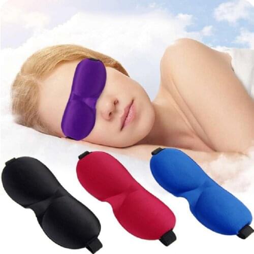1Pcs 3D Sleep Mask Natural Sleeping Eye Mask Eyeshade Cover Shade Eye Patch Women Men Soft Portable Blindfold Travel Eyepatch
