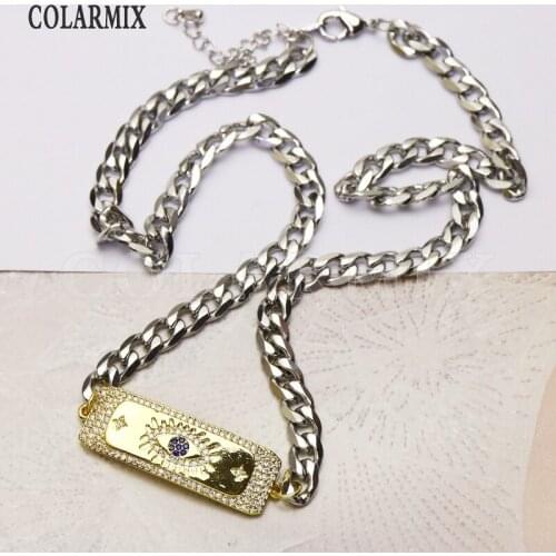 4 Strand Punk jewelry necklace Hip Pop jewelry accessories eyes charms for women necklace for women New design 7280