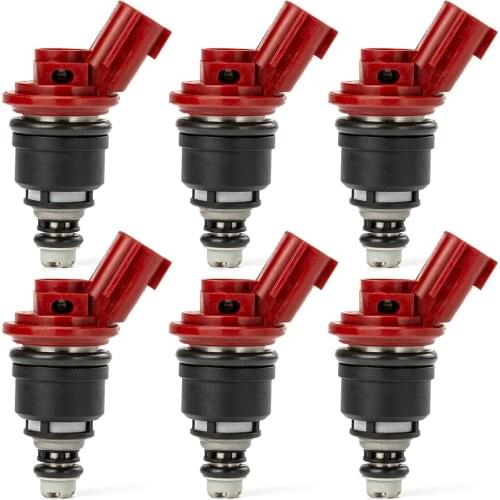 6PCS Car Accessories Fuel Injector Nozzles For Infiniti Q45 J30 For Nissan Sentra Altima Maxima 200SX 16600-96E01 1660096E01