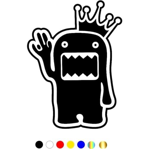 CS-10612# Vinyl Decal Domo Kun King Car Sticker Waterproof Auto Decors on Truck Bumper Rear Window