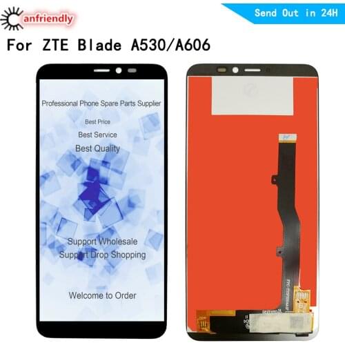For ZTE Blade A530 / A606 5.45" LCD Display+Touch Screen Replacement Digitizer Assembly For ZTE Blade A530 / A606 Phone Repair