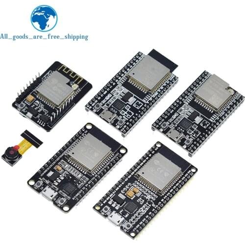 ESP-32S ESP-WROOM-32 ESP32 ESP-32 Bluetooth and WIFI Dual Core CPU with Low Power Consumption MCU ESP32-CAM OV2640 Camera Module