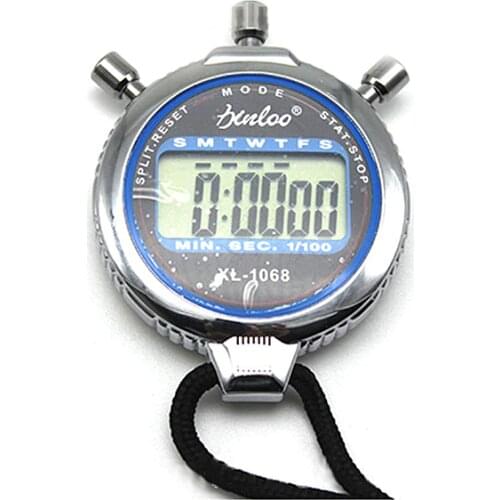 Electronic Stopwatch Sport Digital Handheld LCD Timer Stop Watch With String for Sports Competition fitness таймер секундомер