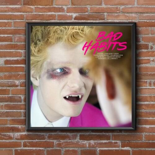 Ed Sheeran Bad Habits Music Album Cover Poster Music Singer Star Canvas Poster Wall Painting Home Decoration ( No Frame )