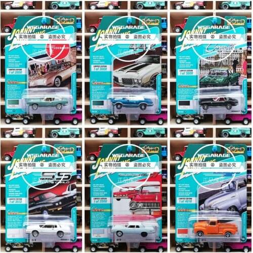 JohnnyLightning 1/64 Chevrolet dodge Diecast Collection of Die-casting Simulation Alloy Model Children Toys