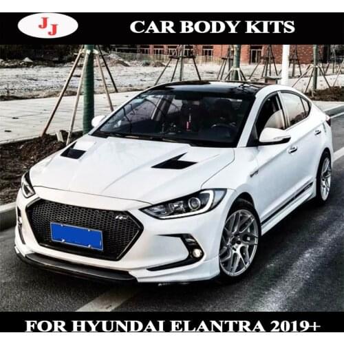 For Hyundai Elantra 2019 Bumper Trim body kit Front Bumper grille Body Kit Tuning For Elantra Racing