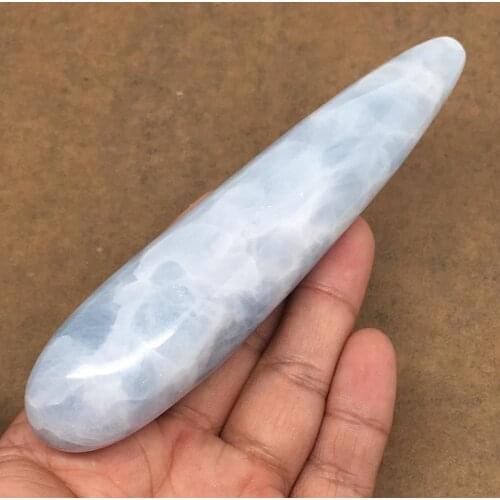 Beautiful natural celestite CRYSTAL massage stick