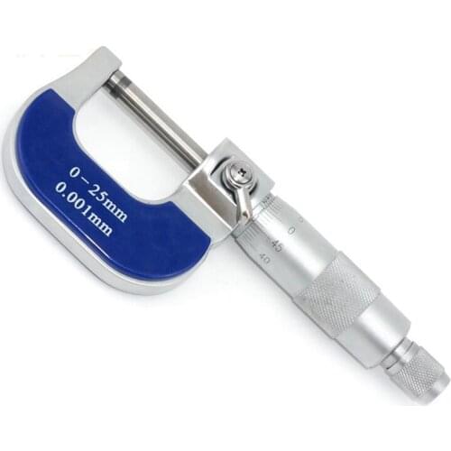 Outside Micrometer 0-25mm Micrometre Length Unit High Precision Mechanical Spiral Micrometer Measuring Tools Micrometer