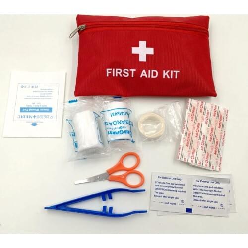 Mini Portable Red Bag Outdoor First Aid Kit EVA Bag For Waterproof Emergency In Camping Travel Home Hiking