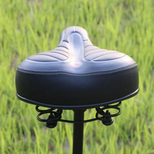 Soft Bicycle Saddle, Thicken Breathable Dustproof Bike Seat for Men Women, Suitable for Mountain Bike, Folding Bike, Road Bikes