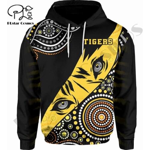 PLstar Cosmos 3DPrint Newest Richmond Tigers Indigenous Tattoo Art Uniuqe Streetwear Funny Unisex Hoodies/Sweatshirt/Zip Style-5