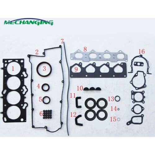 For HYUNDAI ELANTRA 16V DOHC G4GC TS Engine Seal Gasket Full Set Enging Rebuilding kits Automotive Spare Parts 20910-23C00