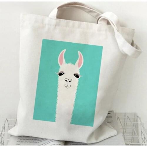 High Capacity Grocery Women Shopper Bags Reusable Students Book Bag Female Canvas Simple Shopping Bag Shoulder Bag Eco