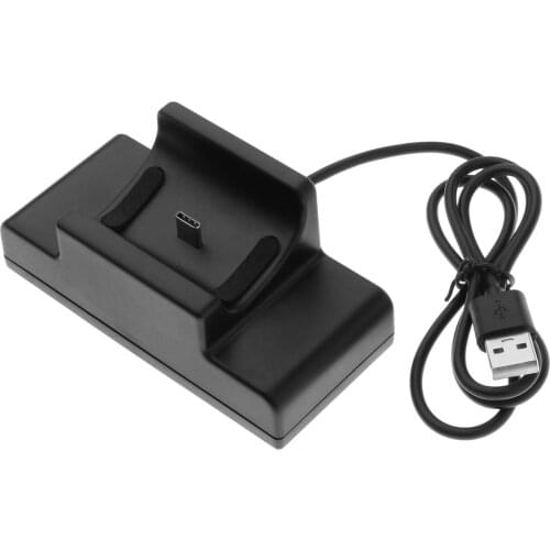Controller Charger Dock for PS5, Charging Station for Sony 5 Controllers Black Charging Cradle