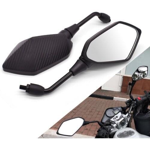 1 Pair Motorcycle Rear View Mirrors For Honda CBR1000RR CBR900RR fireblade CBR1100XX BLACKBIRD 10mm 8mm Back Side Convex Mirror