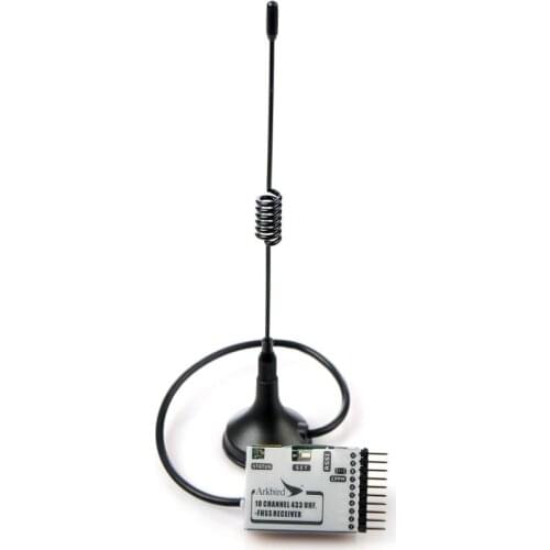 Arkbird 433MHz UHF 10 Channel Receiver with PPM/PWM/RSSI Tuner/Repeater Mode