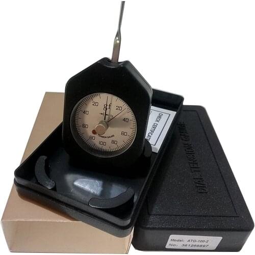 Double Pointers Tensiometer with Peak-hold 100g Dial Tension Meter Tester