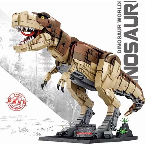 Jurassic Dinosaur Figures Bricks Tyrannosaurus DIY Dinosaurios Building Blocks Toy Dinosuar Christmas Gifts For Adult Children