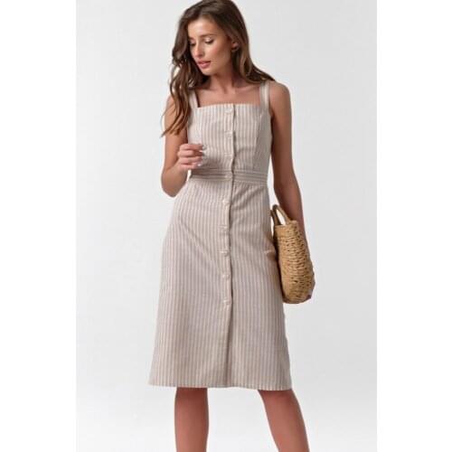 Летние платья на пуговицах FLY China At AliExpress