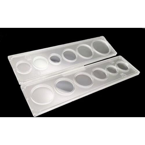 Canadian display box coin display box 1996 model 19,21,18,24,30,36mm each coin shows a hole