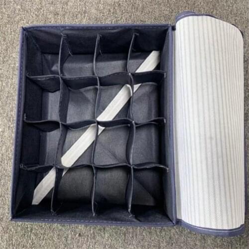 Non-woven Fabric Underwear Storage Box With Lid Socks Organizer Box Dustproof Home Drawer Panties Sorting Boxes Container Modern