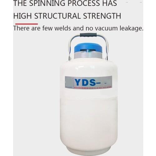 YDS-3 Storage Type Cryogenic Liquid Nitrogen Container Liquid Nitrogen 3.15L Liquid Nitrogen Tank Liquid Nitrogen Container