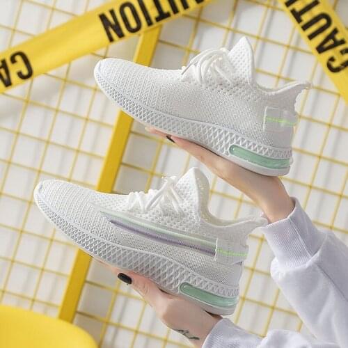 Summer Breathable Mesh Women Sneakers Lightweight Sports Running Female Shoes Height Increasing Femme Chaussures High Quality
