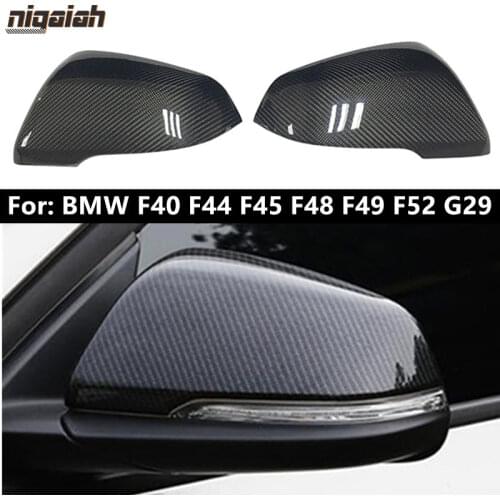 For BMW F45 Mirror Cover 1 2 Series F40 F44 F48 F49 F52 Z4 G29 Side Door Rearview Mirror Caps Replacment Carbon Fiber