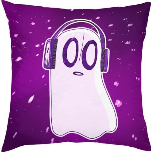 Cute Undertale Napstablook Purple Undertale Decorative Pillow Pillowcase Hot Child Gift Home 18" Double Side