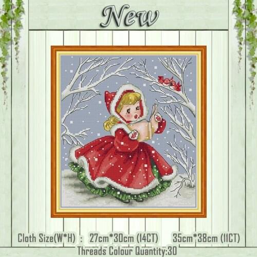 Read aloud to the birds home decor painting counted printed on canvas DMC 14CT 11CT Cross Stitch Needlework Sets Embroidery kits