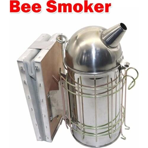 Stainless Steel Bee Smoker Sprayer Blower Smoke Beekeeping Tools Beehive Bee Smoke Maker Anti-Beebiting Bee Repellent Machine