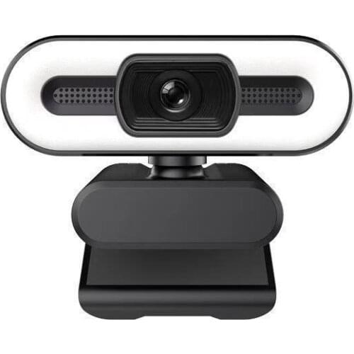 New HD 2K Webcam with Fill Light 1080P USB Web Camera for Life Broadcast Youtube Video Recording PC Camera Build-in Microphone