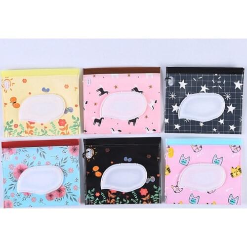 Snap Strap Portable Baby Wet Wipes Box Wipes Container Eco-friendly Easy-carry Clam shell Cosmetic Cleaning Wipes Cases