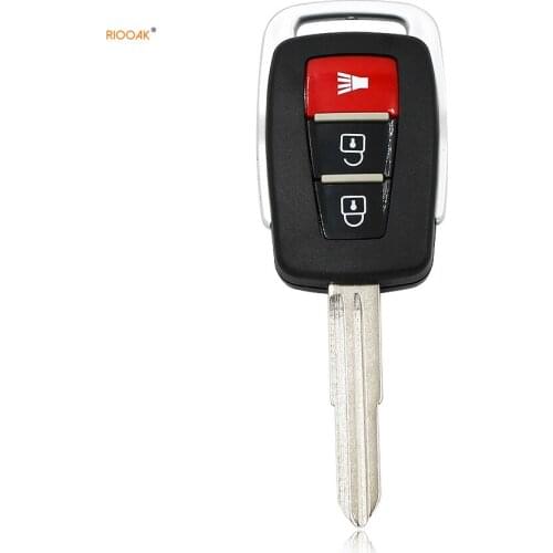 RIOOAK New 3 Button Remote Key Shell Case Fob Smart Car Key Housing Cover for Proton Uncut Right Blade free shipping