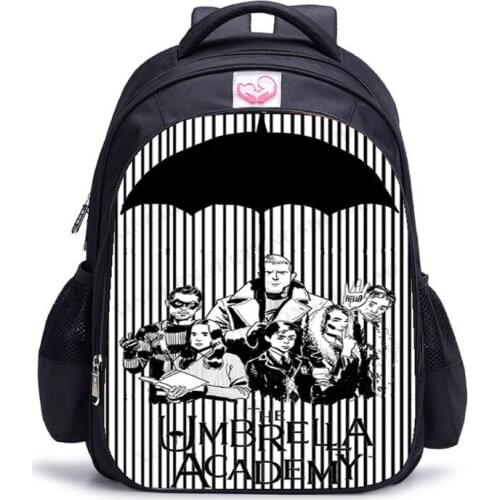 The Umbrella academy Backpacks Boys Girls School Bags Men Backpack 3D Print Students Bag Teenagers Women Harajuku Mochilas
