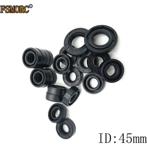 NBR Shaft Oil Seal TC-45*50*52*55*56*57*58*60*62*63*64*65*68*70*72*73*75*78*80*85*90*5/6/7/8/9/10/12/13 Double lip spring rotary