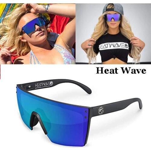 2021 Fashion Men Luxury Heat Wave Square Pilot Sunglasses For Women Vintage Sport Driving Brand Design Sun Glasses Oculos De Sol