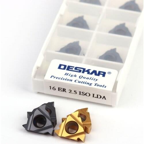 DESKAR 16ER 16IR 1.0 ISO 1.25ISO 1.5ISO 1.75ISO LDC 2.0ISO 2.5ISO 3.0ISO 3.5ISO LDA carbide inserts threaded inserts for P.M.K